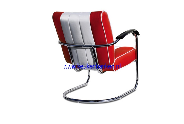 bel air stoel LC-01 red